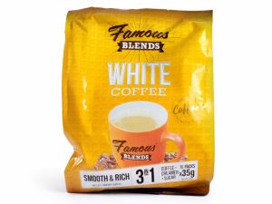 FAMOUS BLENDS WHITE COFFEE - 15SACHETS
