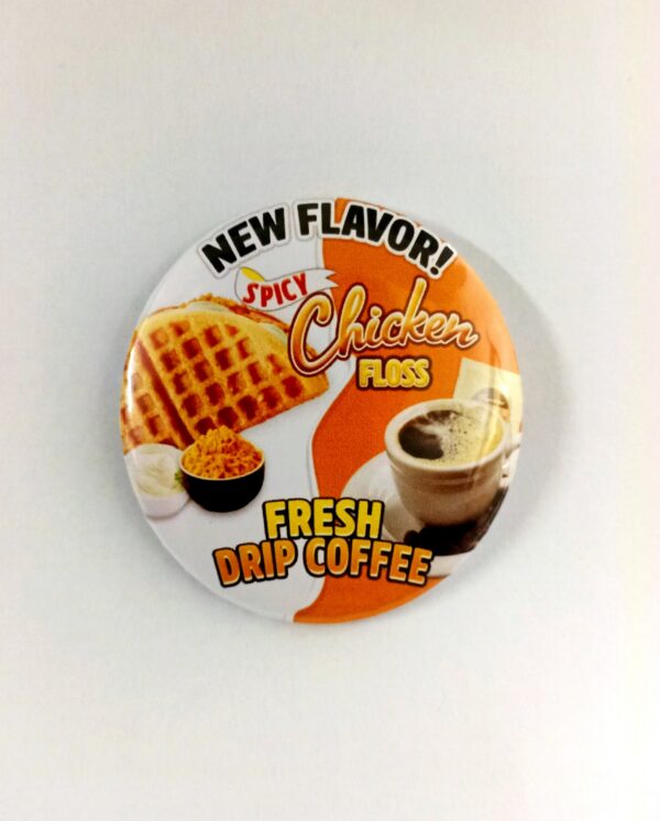 NEW FLAVOR BUTTON PINS